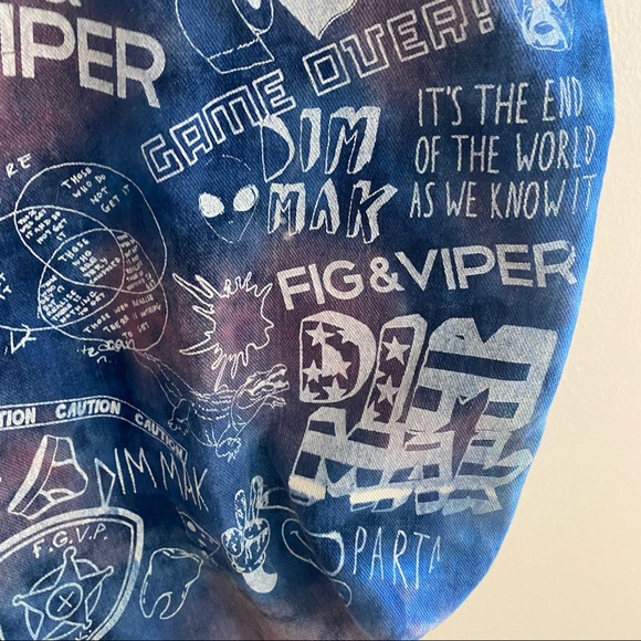 1/1 Fig & Viper x Up All Night x Dim Mak Jean Tote (+ signed Steve Aoki ticket) - Picture 10 of 13